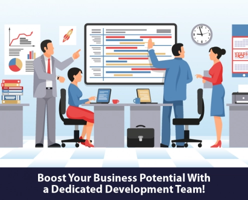 Boost your business potential with a dedicated development team!