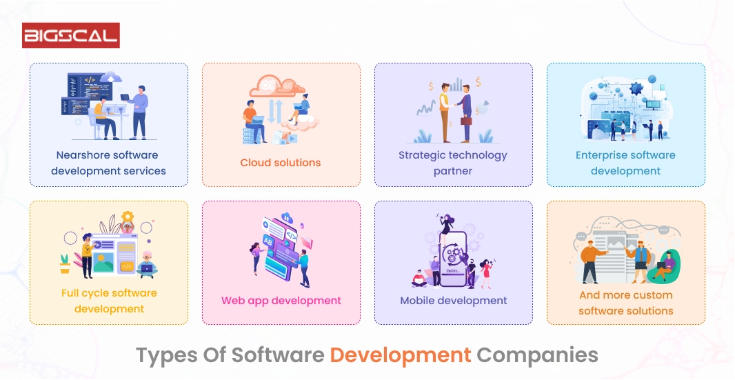 Types Of Software Development Companies